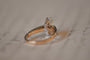 Bague 54 Bague Art Déco bicolore 58 Facettes