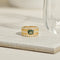 Bague 53 Bague luxueuse en or jaune avec diamants et tourmaline 58 Facettes 2403