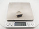 Bague 54 bague sertie 4 saphirs 2.08ct et 30 diamants 0.24ct 54 or blanc 18k 58 Facettes 267841