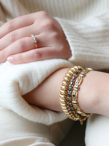 Bracelet Bracelet vintage saphirs diamants 58 Facettes J223