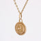 Pendentif Petite médaille Sagittaire en or rose 58 Facettes CVP199