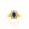 Bague 56 Bague en or saphir et diamants 58 Facettes