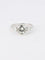 Bague 51.5 Bague trilogie or blanc diamant rond 2.07 ct diamants poires 58 Facettes 977