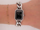 Montre vintage montre CHANEL premiere chaine gourmette gm quartz 58 Facettes 260162