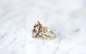 Bague Bague marguerite ancienne en or et diamants taille rose 58 Facettes
