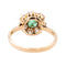 Bague 53 Bague Marguerite Or rose Emeraude 58 Facettes 3437191CN