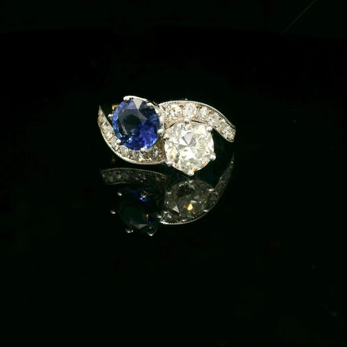 Bague Toi & Moi ring 58 Facettes