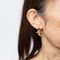 Boucles d'oreilles Boucles d'oreilles pendantes Cupidon Carrera y Carrera en or jaune 18 carats, bijoux signés COA 58 Facettes G13664
