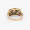 Bague 52 Bague Art déco vintage en or 18 carats avec diamants et saphirs, bande en platine, bijoux de succession 58 Facettes G11390