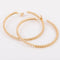 Boucles d'oreilles Créoles en diamants sur or jaune 58 Facettes 1