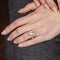 Bague Bague solitaire en or blanc avec diamant 58 Facettes 22747