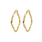 Boucles d'oreilles créoles Torchon