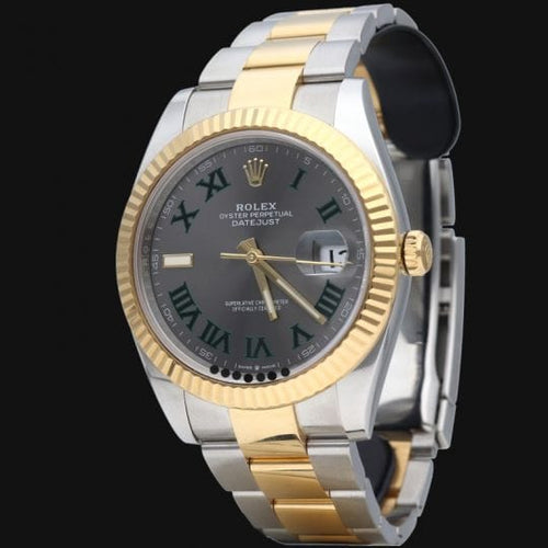 Rolex Montre Datejust 41 Or Jaune Et Acier