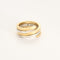 Bague 51 Dinh Van - Spirale -  Bagues en Or jaune & blanc 58 Facettes SMA0382X2