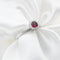 Bague Bague en or blanc avec rubis de 0,26 ct et diamants 58 Facettes 17757