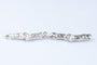 Boutons de manchette Boutons de manchette diamant en or blanc 18 carats 58 Facettes BM-77-90