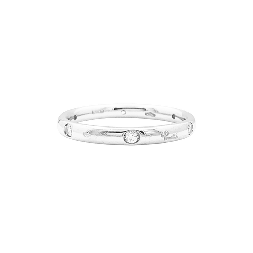 Bague 53 Bague Pomellato, "Lucciole", or blanc, diamants. 58 Facettes 34797
