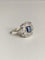 Bague 59 Bague Art Déco en or blanc et platine 58 Facettes