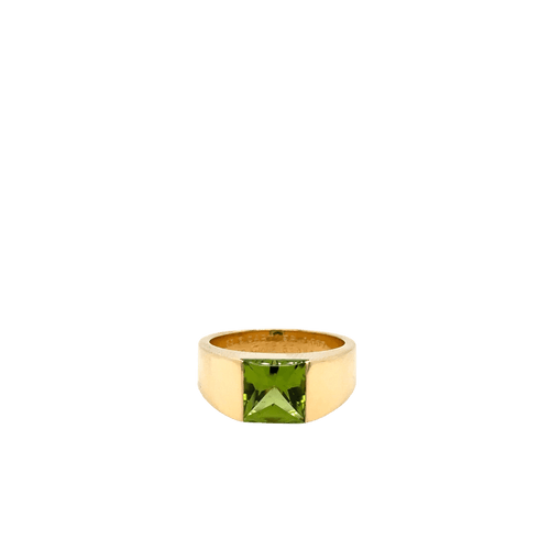 Bague 53 Cartier - Bague Tank péridot Or jaune 58 Facettes 1.0000204/1