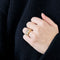 Bague 51 Bague jonc or jaune et aigue-marine 58 Facettes 240796