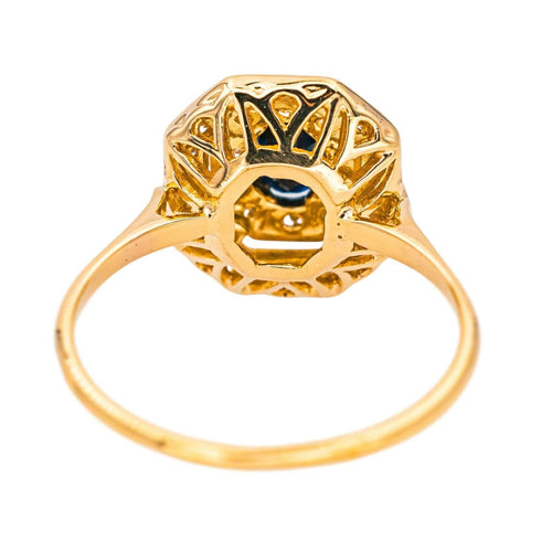 Bague 52 Bague Or rose Saphir, Diamant 58 Facettes 4635512CN