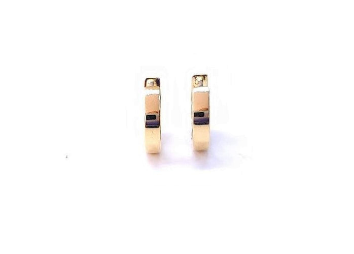 Boucles d'oreilles Créoles or jaune et saphir 58 Facettes Creol.Saph.1693