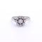 Bague 49 Bague Albine marguerite de diamants or blanc 58 Facettes 20
