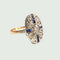 Bague BAGUE DESIGN ART DÉCO 1930-35 58 Facettes Q540A