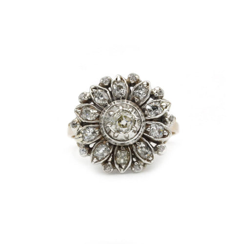 Bague 54 Bague or bicolore et diamants 58 Facettes 1048