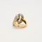 Bague 50.5 Bague en or jaune, platine et diamants. 58 Facettes