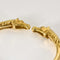 Bracelet Bracelet jonc ouvert en or jaune à motif de têtes de cheval 58 Facettes VES0548