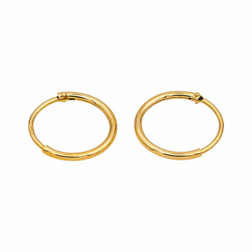 Boucles d'oreilles Boucles d'oreilles Créoles  Or jaune 58 Facettes 4823781CN