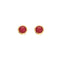 Boucles d'oreilles Puces d'oreilles Rubis et Or Jaune 58 Facettes