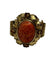 Bague 65 Bague de style baroque, avec camée corail 58 Facettes