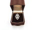 Bague Liberty en platine avec diamants