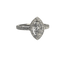 Bague 50 Bague marquise or blanc et diamants 58 Facettes 250175