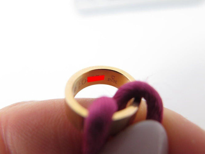 Bracelet bracelet CARTIER love anneau or rose sur cordon or rose 18k 13-24cm boite 58 Facettes 266940