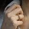 Bague 51 Bague Cartier Tank - Or jaune 18K avec diamant princesse 0,25 ct - 1997 - Taille 51 58 Facettes FB10558