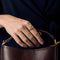 Bague 53 Bague en Or jaune et diamants 58 Facettes LJ 25- 291