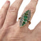 Bague début 20ème siècle argent et or avec diamants 58 Facettes A1449 (4402/10)