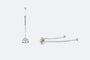 Boucles d'oreilles Pendentifs en or blanc et diamants 58 Facettes ORC17