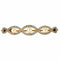 Broche Broche barette or jaune et blanc, diamants et perles 58 Facettes MAN0944
