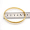 Bracelet Bracelet rigide ou jaune 58 Facettes