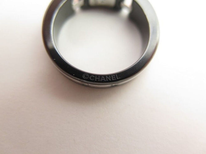 Bague 60 bague CHANEL ultra pm or blanc ceramique diamants 58 Facettes 259225