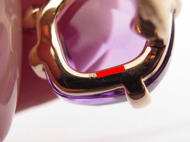 Boucles d'oreilles boucles d'oreilles POMELLATO lola or rose amethyste 58 Facettes 259048