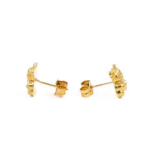 Boucles d'oreilles Boucles d'oreilles Ourson Or jaune 58 Facettes 2218724CN