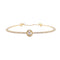 Bracelet Bracelet Messika, "Glam'Azone", or jaune et diamants. 58 Facettes 34025