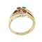 Bague Bague avec rubis, émeraude, saphir et diamants 58 Facettes 30024