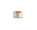 Bague Bague or jaune diamants 58 Facettes