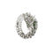 Bague dragon avec émeraudes et diamants